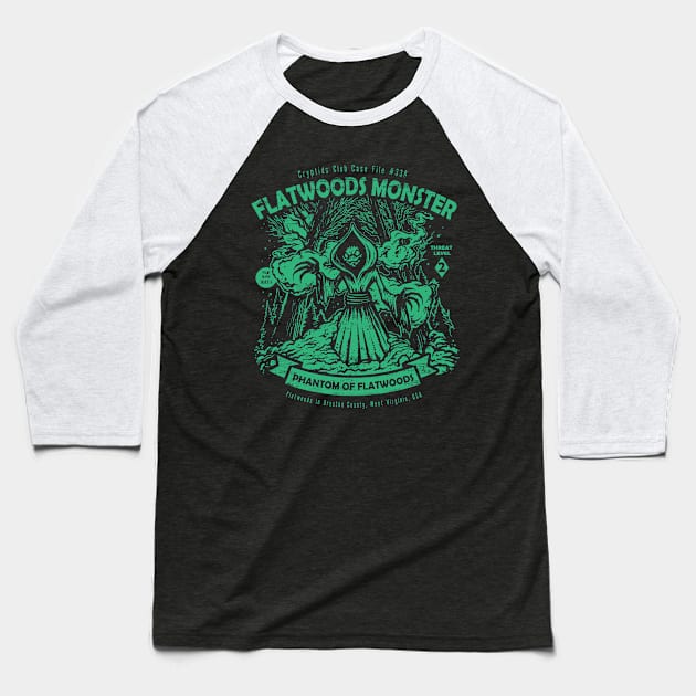 Flatwoods Monster Baseball T-Shirt by heartattackjack